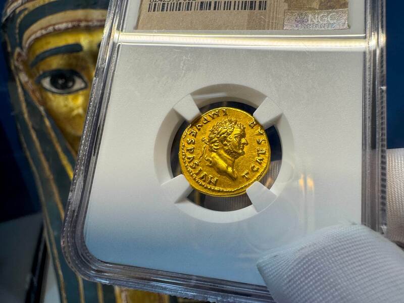 Roman Empire "Titus" NGC XF 5x4 19