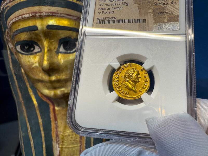 Roman Empire "Titus" NGC XF 5x4 5