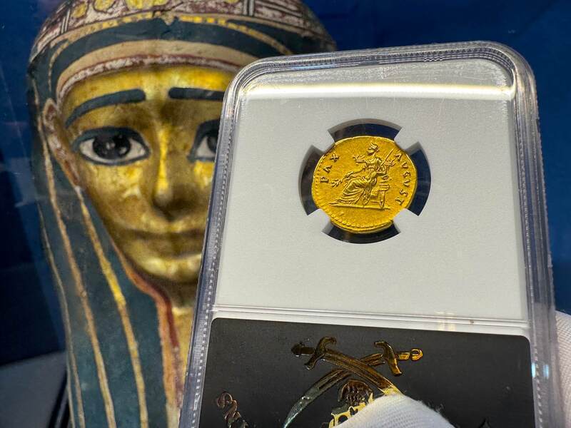 Roman Empire "Titus" NGC XF 5x4 13