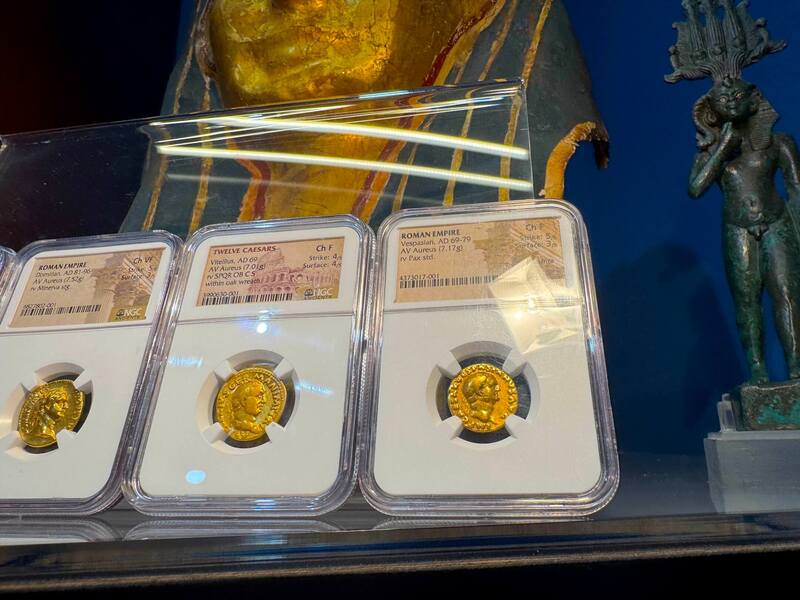 Roman Empire "Vespasian" 69-79AD NGC F 5x3 23