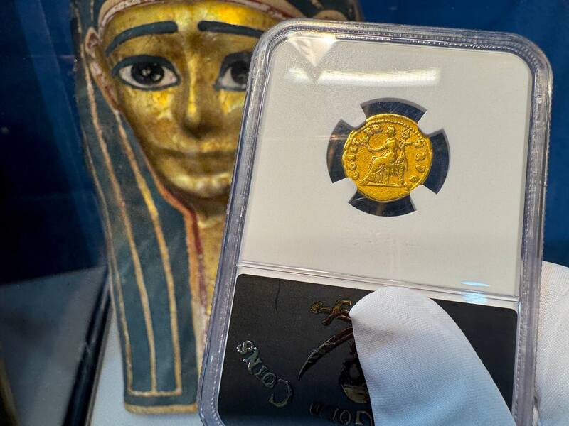 Roman Empire "Vespasian" 69-79AD NGC F 5x3 7