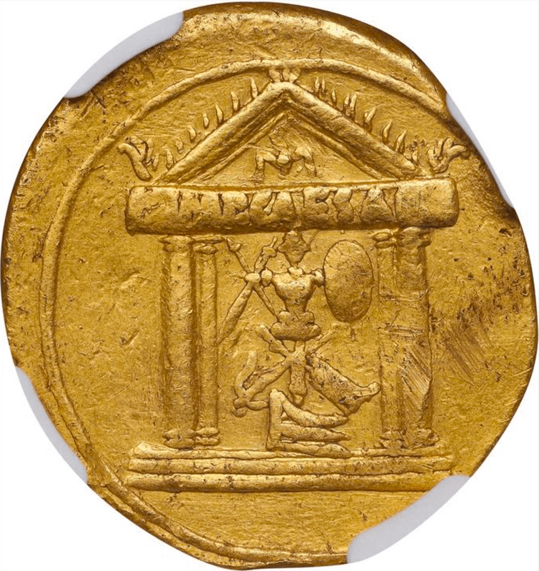 Roman Imperatorial "Octavian" NGC Ch VF 5x2 2