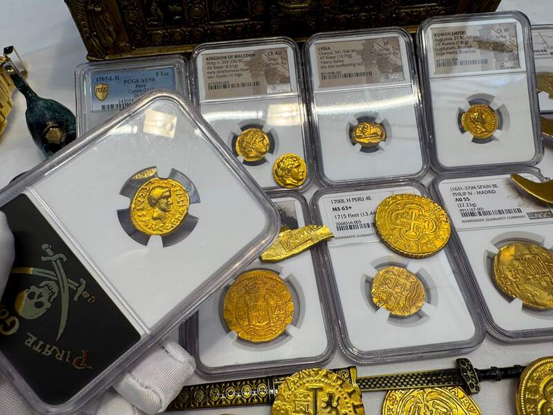 Roman Imperatorial "Octavian" 43AD NGC F 4x2 37