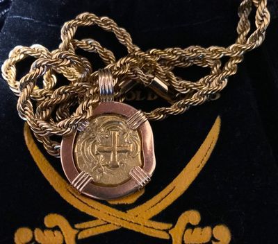 Colombia 2 Escudos "Likely 1715 Plate Fleet Shipwreck" Jewelry Treasures 2