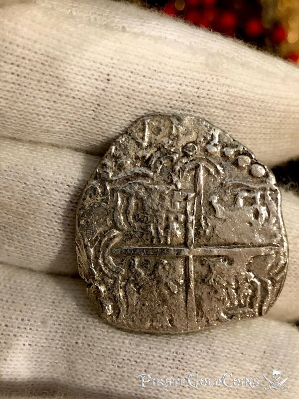 Bolivia 4 Reales Philip III from "Atocha 1622 Shipwreck" Grade 1 6