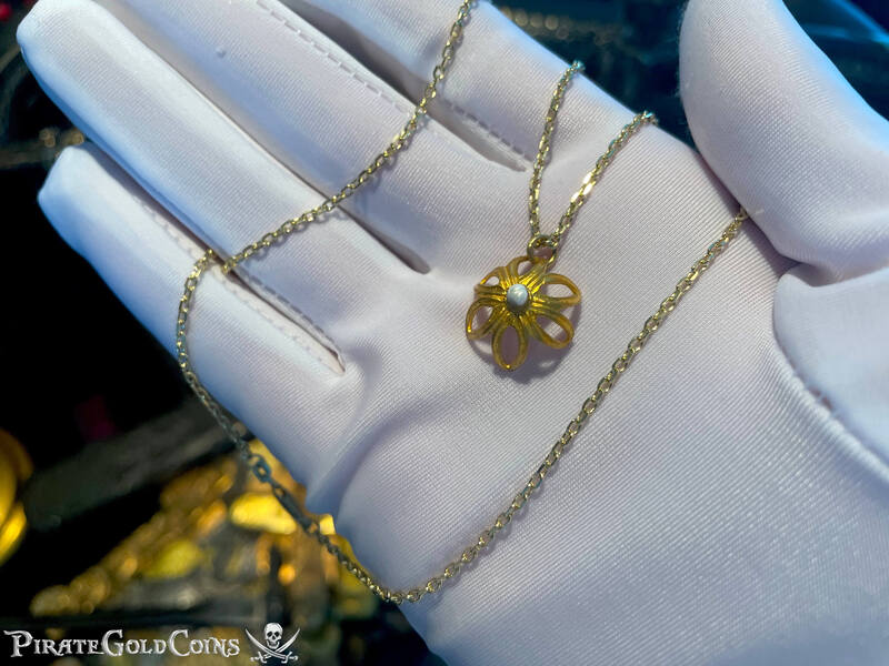 Santa Margarita Gold Florette and Shipwreck Pearl Artifact 2