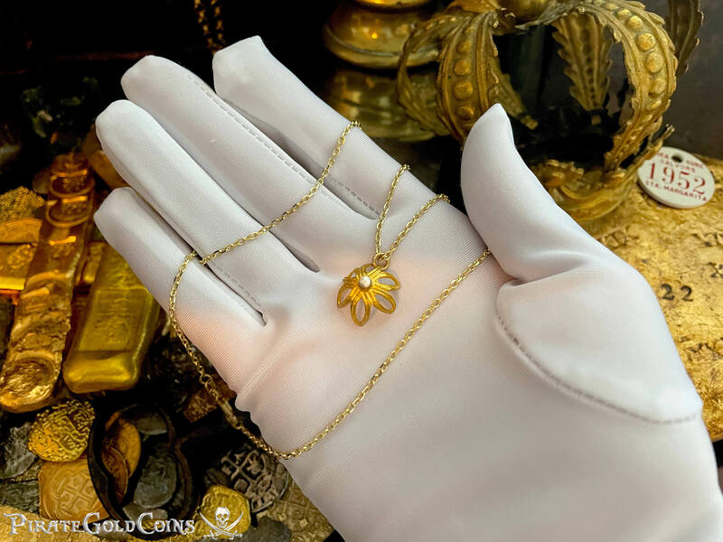 Santa Margarita Gold Florette and Shipwreck Pearl Artifact 7