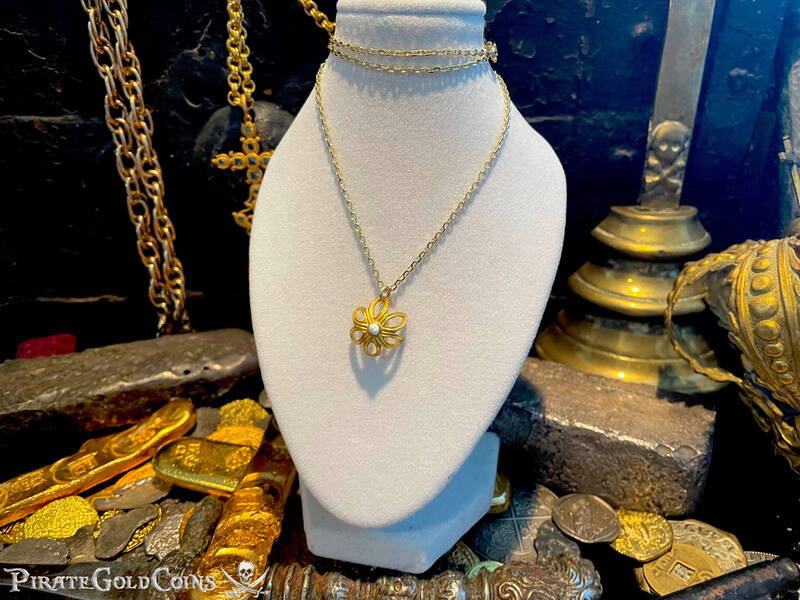 Santa Margarita Gold Florette and Shipwreck Pearl Artifact 11