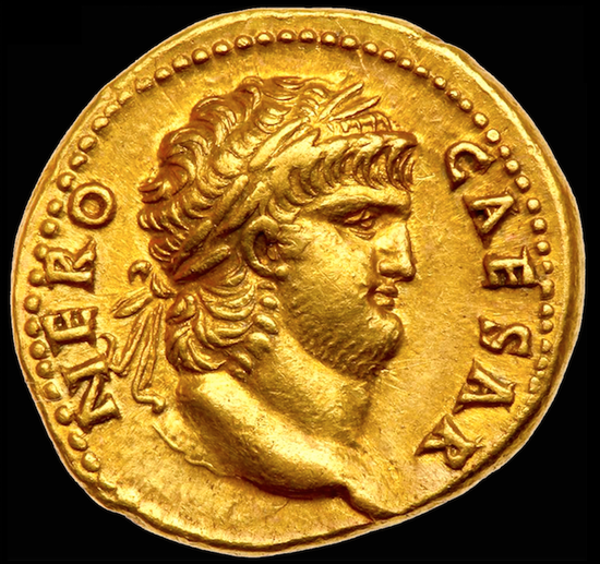 ROMAN EMPIRE "NERO" 54-68 AD AV AUREUS ~ NGC AU 5x4 ~ NERO CLAUDIUS CAESAR AUGUSTUS