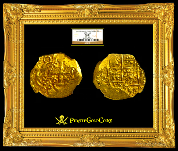 Pirate Gold Coins | Colombia 2 Escudos 20