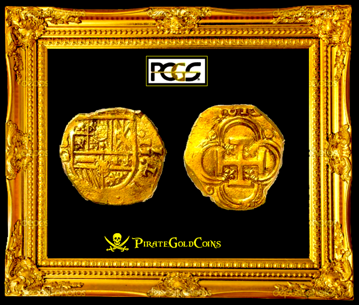 Spain 2 Escudos 1619 "Full 4 Digit Date" PCGS 62 