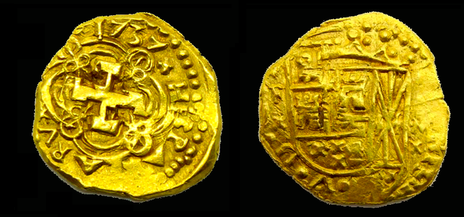Pirate Gold Coins | Colombia 2 Escudos 87
