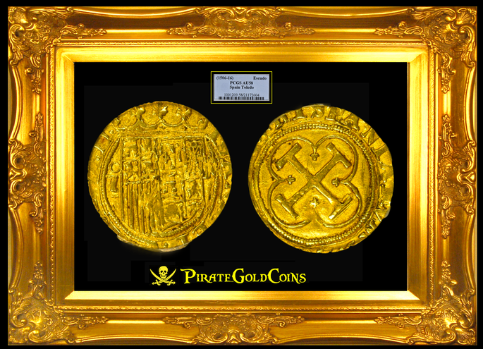Spain 1 Escudo 1506-1516 PCGS 58