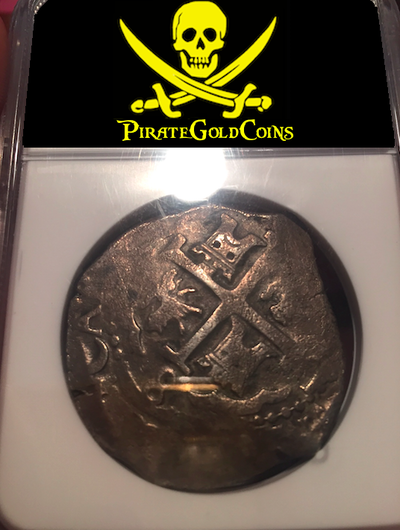 Peru  1695  "Dated"  8 Reales  Silver Coin ~ NGC 35 ~ 7