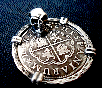 Spain 17_3 "Castles and Lions" 2 Reales Pendant Shipwreck Jewelry Treasure Coin 2