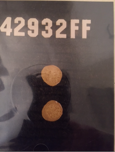 Mexico 1 Escudo 1711 "1715 Plate Fleet Shipwreck Jewelry Treasure Coin"  w/  Mel Fisher COA 3