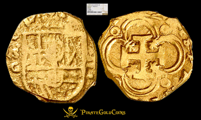 Spain  2 Escudos  1622 NGC 45 5