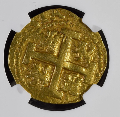Peru 8 Escudos 1718 "Likely Loosdrecht Shipwreck" NGC 55 Treasure Coin 6