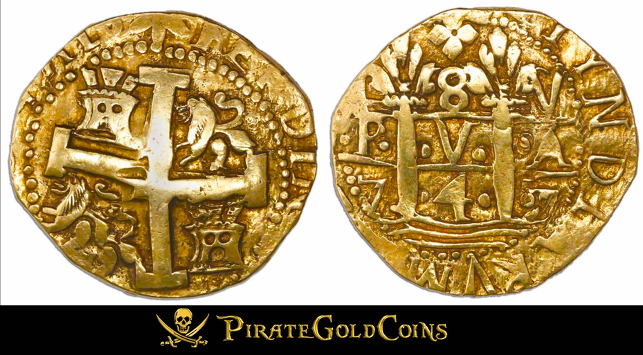 Peru  8 Escudos  1747  "La Luz Shipwreck Era"