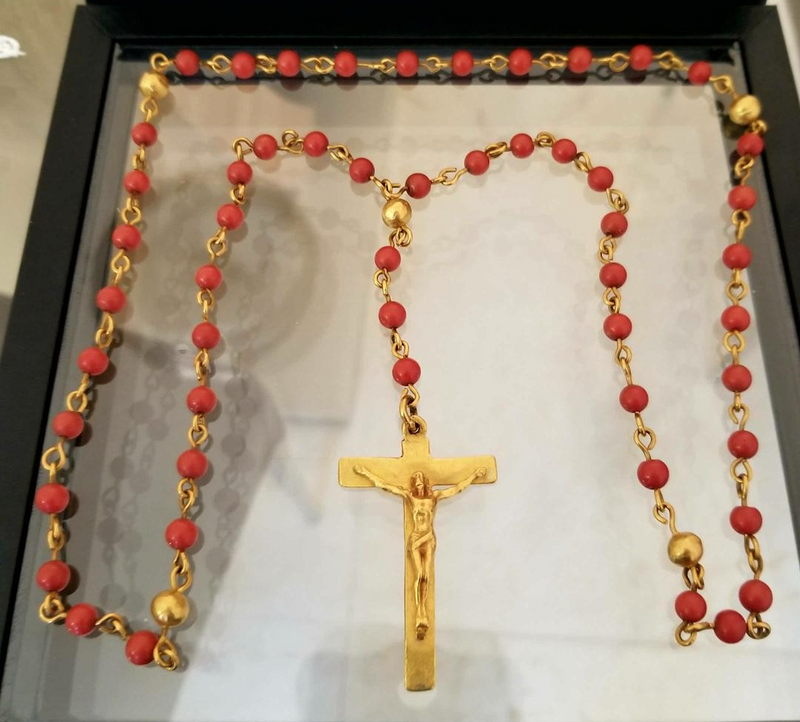 Red Coral & Gold Rosary from '1715 Plate Fleet Shipwreck' 43