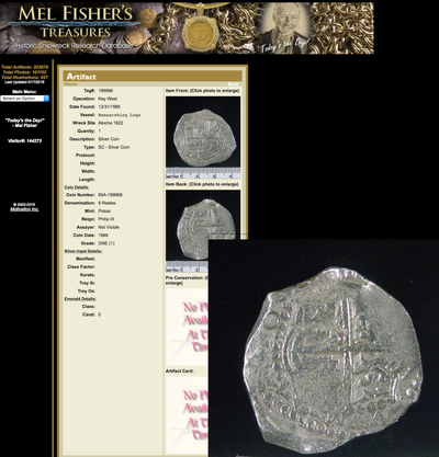 Atocha 8 Reales 1622 "Mel Fisher COA" Grade 1 Pirate Gold Coins Shipwreck 10