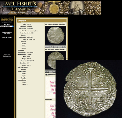 Atocha Mel Fisher 1617 8 Reales Grade 1 Pendant Shipwreck Treasure 5