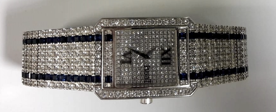 Piaget Wrist Watch: Originally Purchased for 4.2 Mil Euro 612 Diamonds