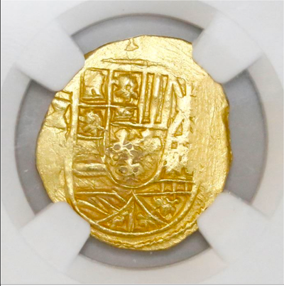 Mexico 2 Escudos 1712-13 "Gorgeous Luster" NGC 63​ Pirate Gold Coins 3