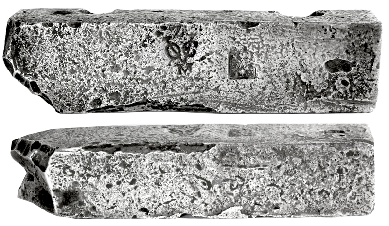 Dutch East India Trading Co Silver Bar 1753 Bredenhof VOC 10