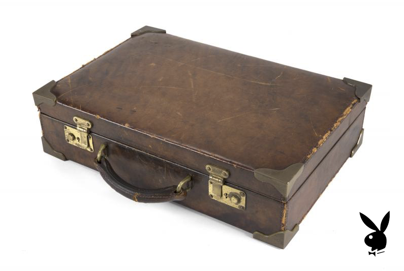 Hugh Hefner Personal Brief Case Abercrombie & Fitch Playboy Treasures 2