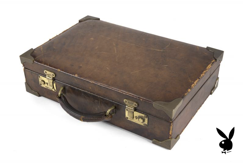 Hugh Hefner Personal Brief Case Abercrombie & Fitch Playboy Treasures