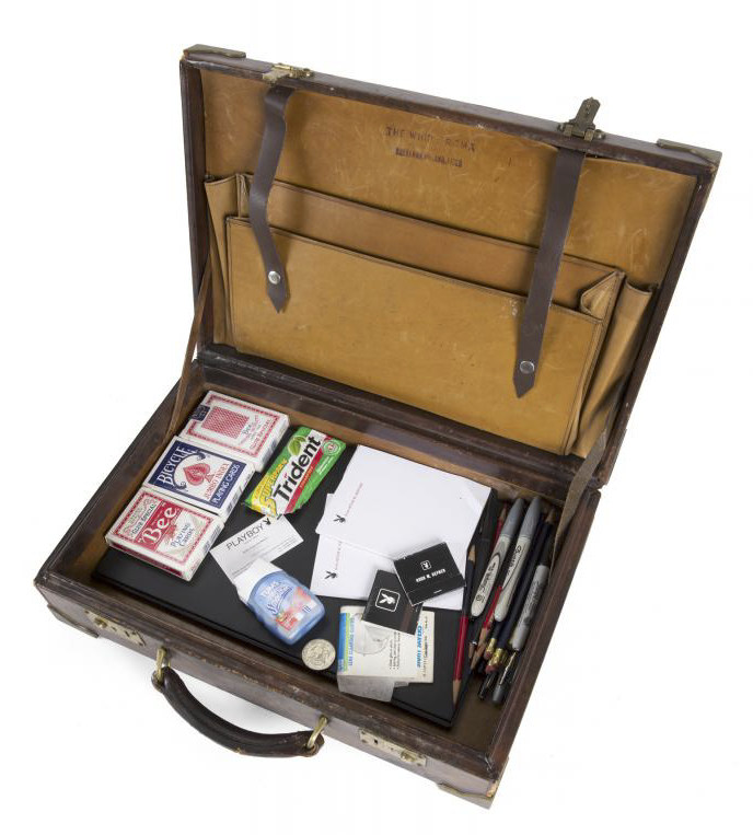 Hugh Hefner Personal Brief Case Abercrombie & Fitch Playboy Treasures 3