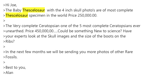 Pirate Gold Coins: Treasures of the Jurassic - Thescelosaurus 10