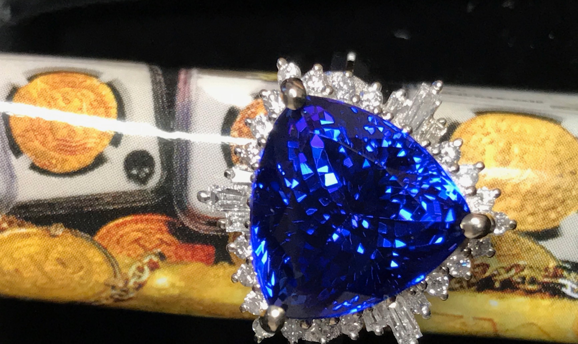 Tanzanite Ring 9cts GIA Certified & Appraisal 3