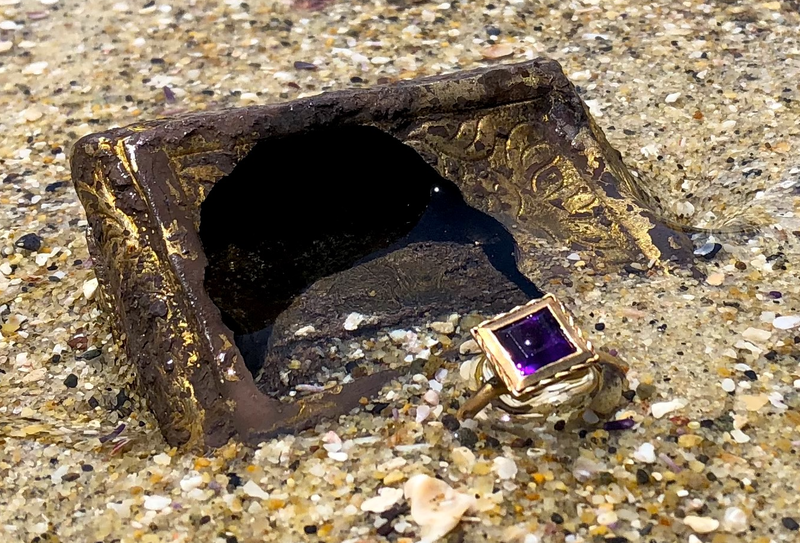 Pirate Gold Coins Treasures of the Earth - Amethyst Ring 16