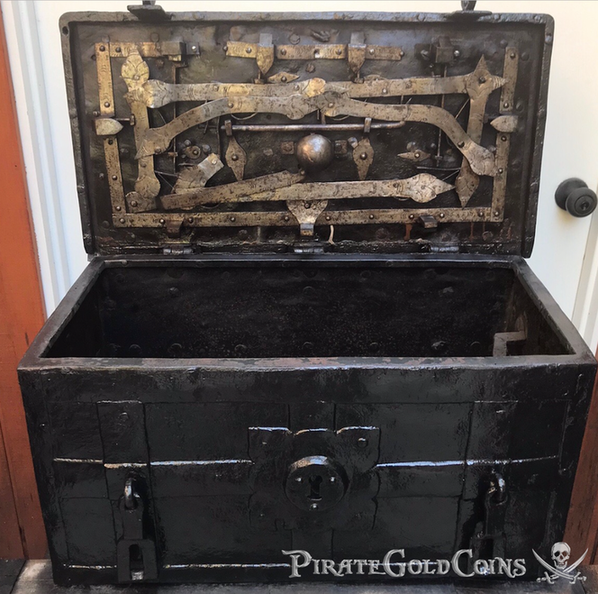 Nuremberg Treasure Chest 1600's Iron Armada Box