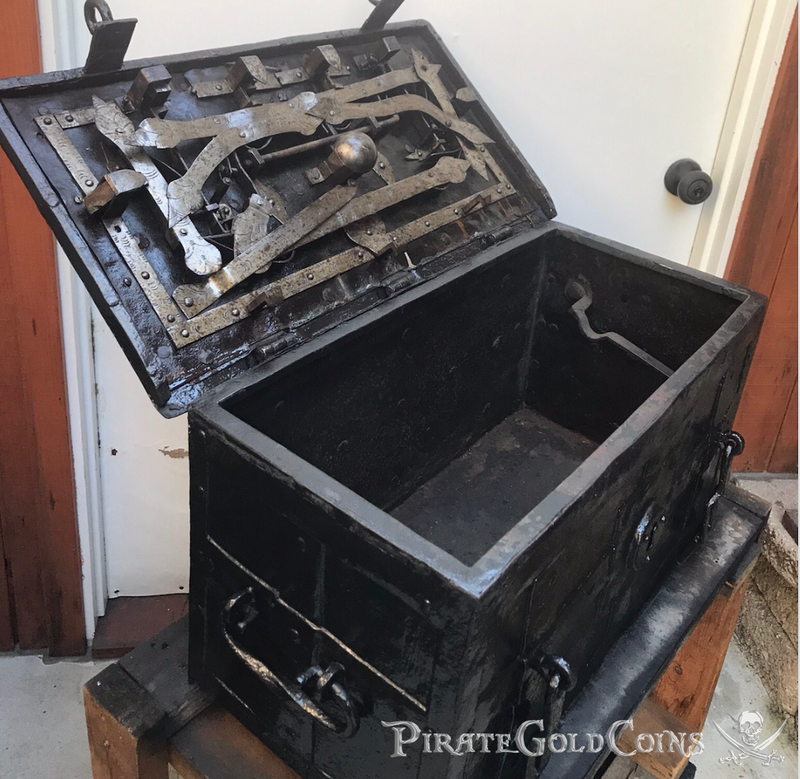 Nuremberg Treasure Chest 1600's Iron Armada Box 3