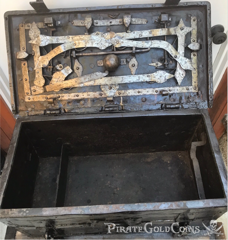 Nuremberg Treasure Chest 1600's Iron Armada Box 4