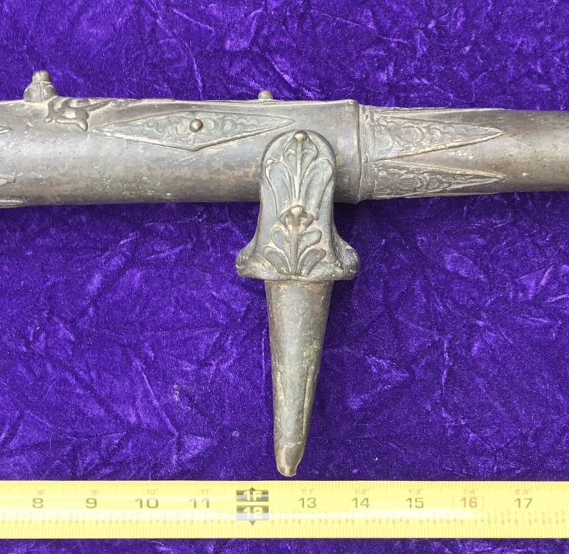 17th- 18th Century Brass/ Bronze Ship's Swivel Cannon 4