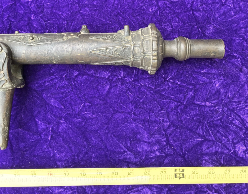 17th- 18th Century Brass/ Bronze Ship's Swivel Cannon 7