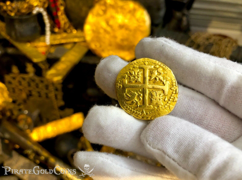 Peru 8 Escudos 1717 "Blood Tears Variety" Pendant Treasure Jewelry 2