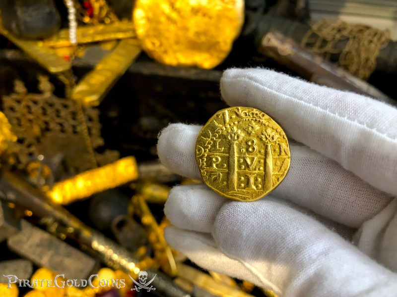 Peru 8 Escudos 1717 "Blood Tears Variety" Pendant Treasure Jewelry 7