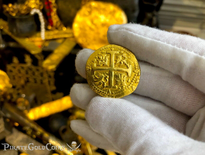 Peru 8 Escudos 1717 "Blood Tears Variety" Pendant Treasure Jewelry 8