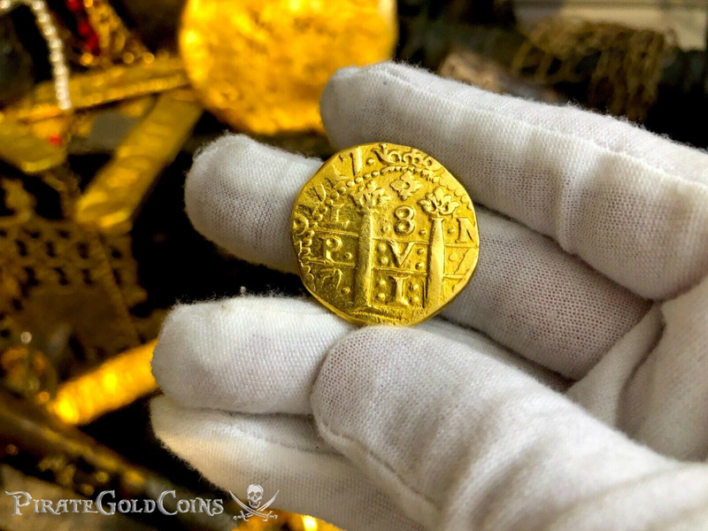 Peru 8 Escudos 1717 "Blood Tears Variety" Pendant Treasure Jewelry 10