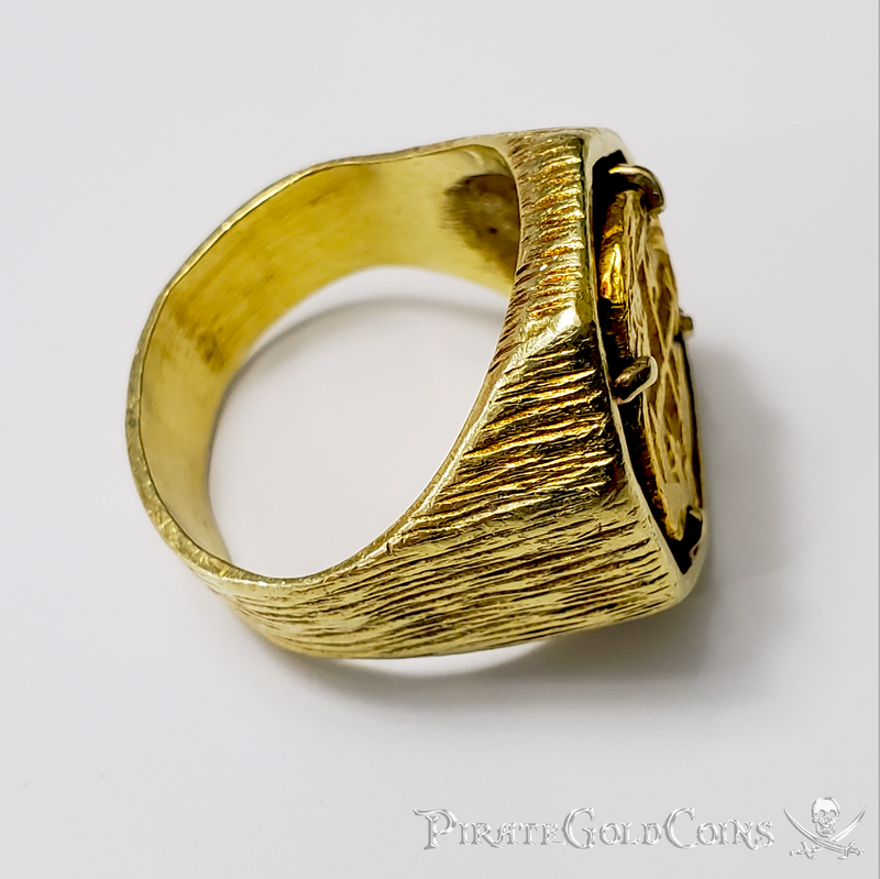 Ring Colombia Escudos Gold 2