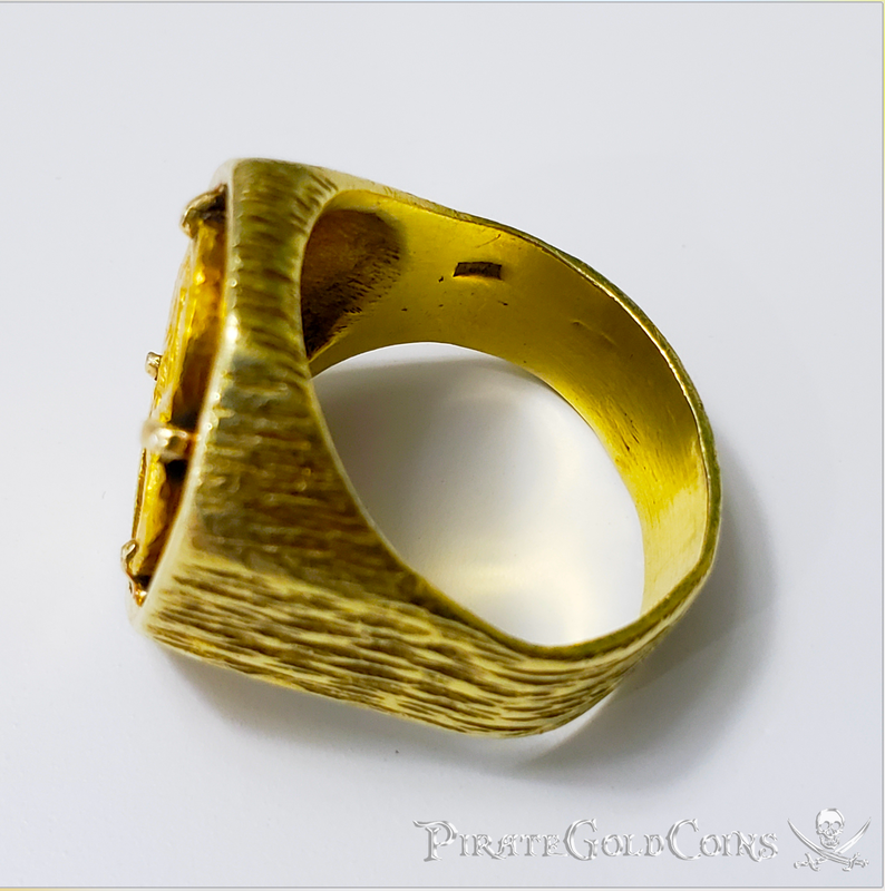 Ring Colombia Escudos Gold 4