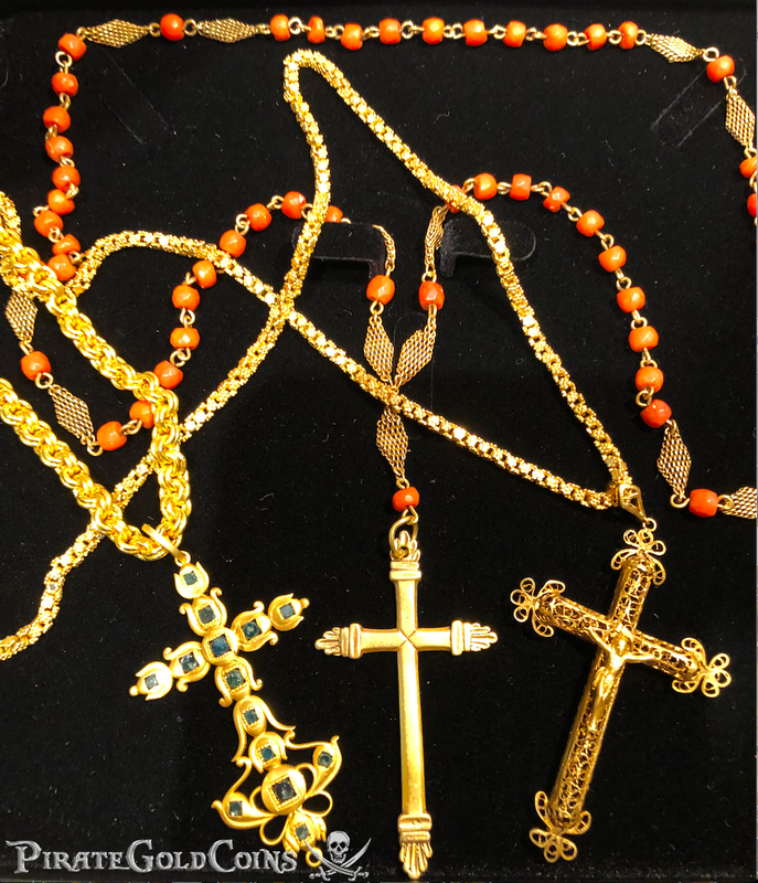 Gold and Coral Rosary from the 1715 Fleet Shipwreck 15