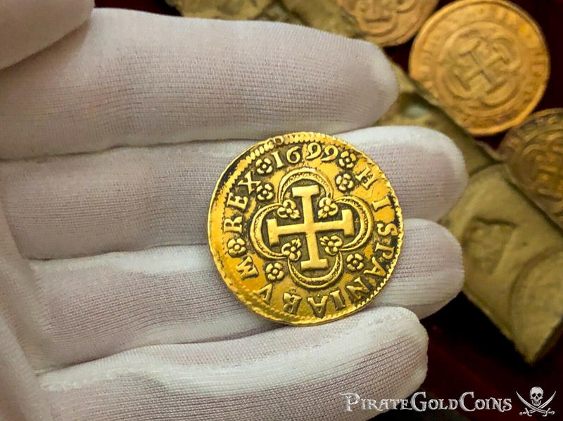 Spain 4 Escudos 1699 "Dated Very Rare" RAW 3