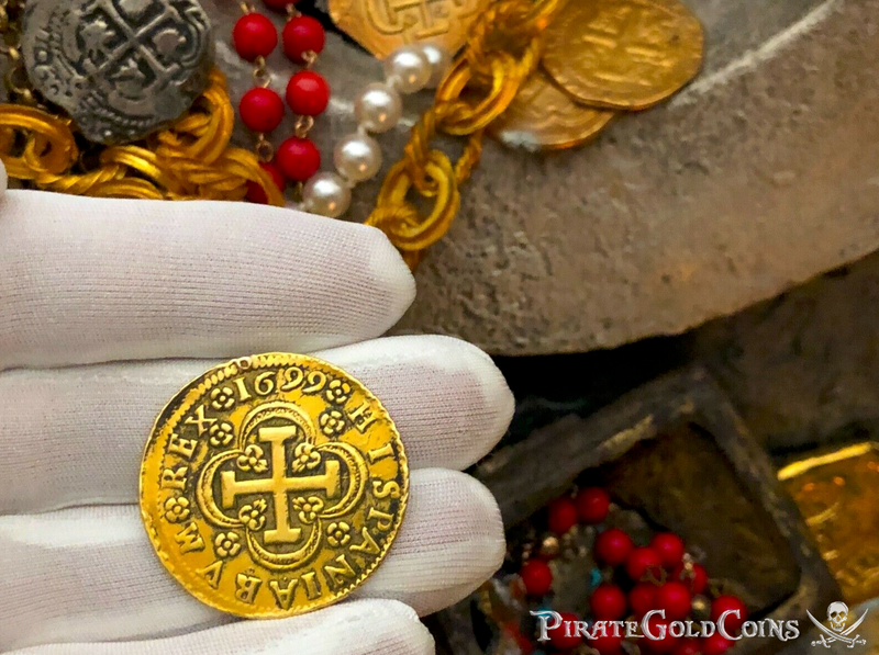 Spain 4 Escudos 1699 "Dated Very Rare" RAW 6