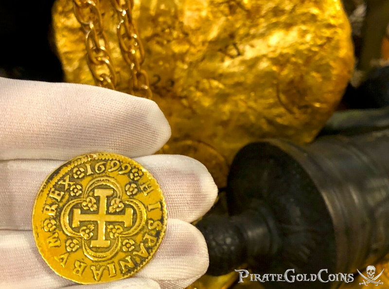 Spain 4 Escudos 1699 "Dated Very Rare" RAW 8